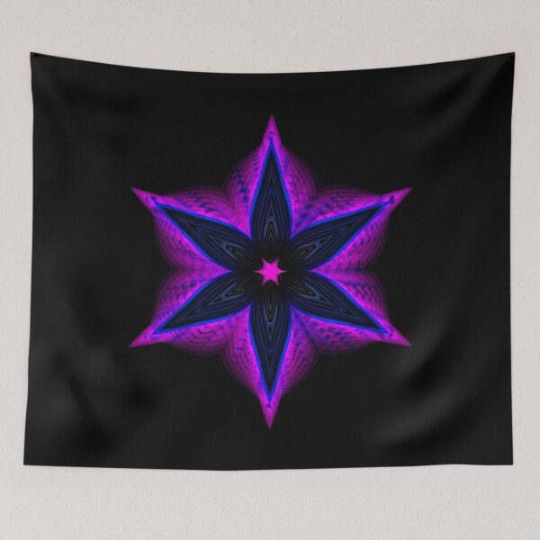 Artikelvorschau, Pink Star Mandala entworfen und verkauft von MokiAwa.