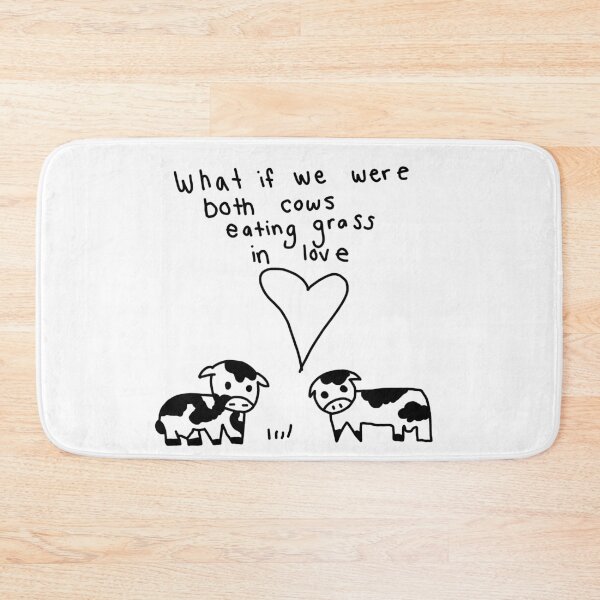 Item preview, what if we were both cows eating grass in love designed and sold by rebeccaxlewis.