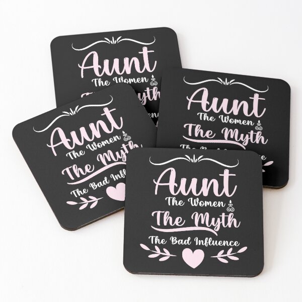 Item preview, Womens Funny Vintage Aunt The Woman The Myth The Bad Influence For Auntie Relaxed designed and sold by Shopini.