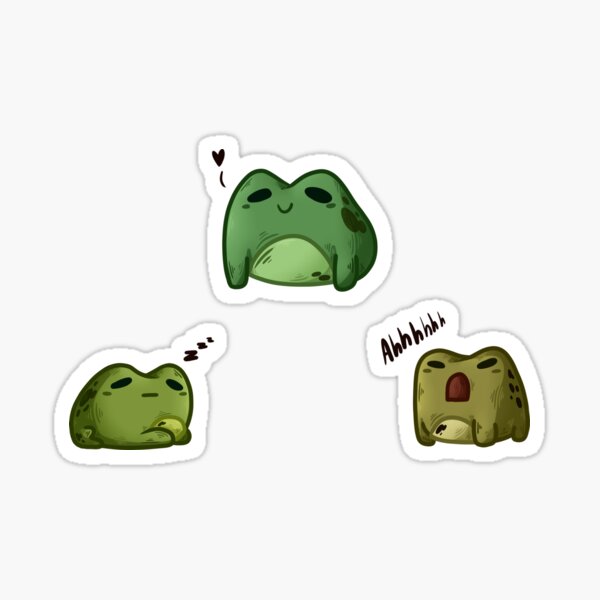 Small Frogs Sticker