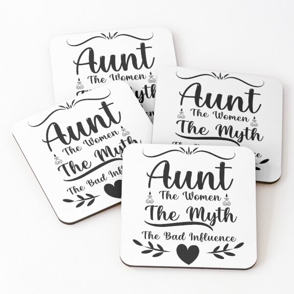 Item preview, Womens Funny Vintage Aunt The Woman The Myth The Bad Influence For Auntie Relaxed designed and sold by Shopini.