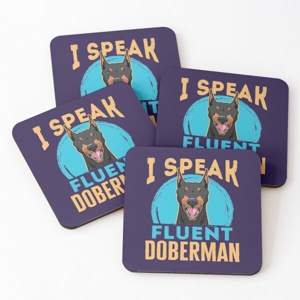 Item preview, Doberman Pinscher Dog Dobie Mom I Speak Fluent Doberman designed and sold by jaygo.