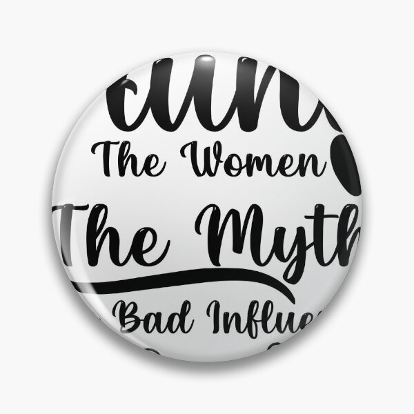 Item preview, Womens Funny Vintage Aunt The Woman The Myth The Bad Influence For Auntie Relaxed designed and sold by Shopini.