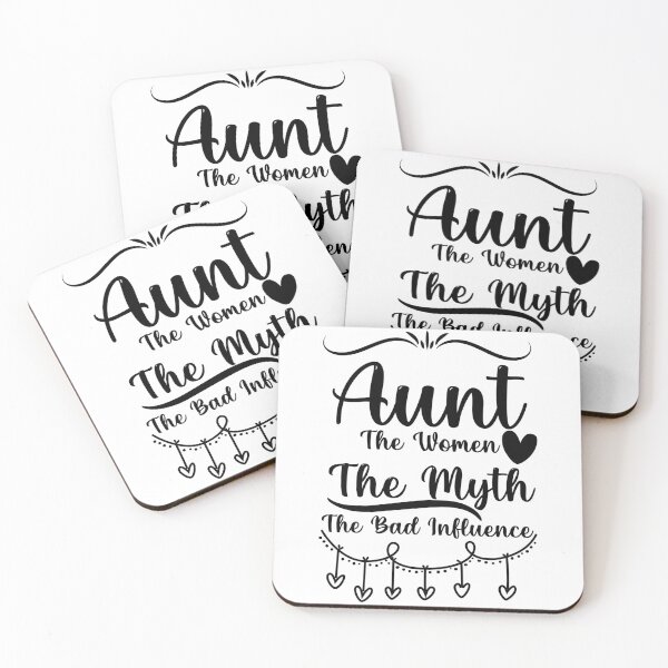 Item preview, Womens Funny Vintage Aunt The Woman The Myth The Bad Influence For Auntie Relaxed designed and sold by Shopini.