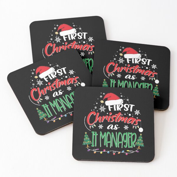 Item preview, First Christmas as It Manager Funny 1st Christmas Gifts Ideas for New It Manager It Managers designed and sold by clothesy7.