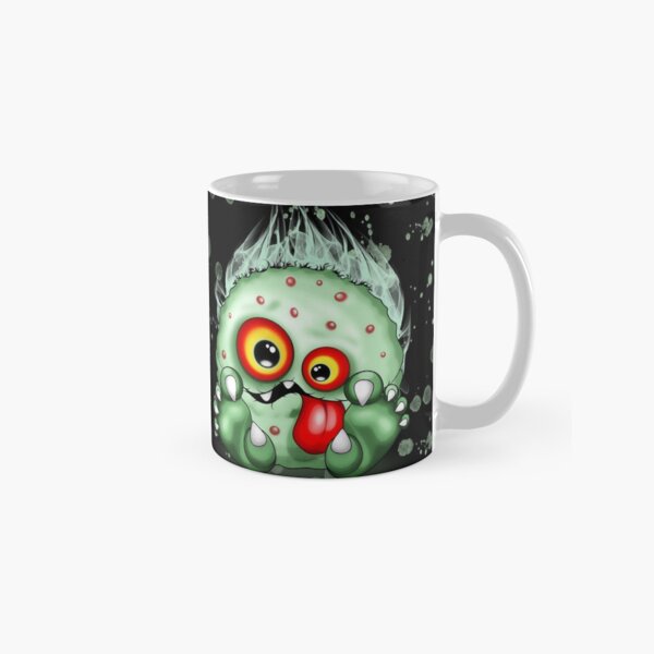 Virus Baby Monster Funny and Spooky Cartoon Character Classic Mug