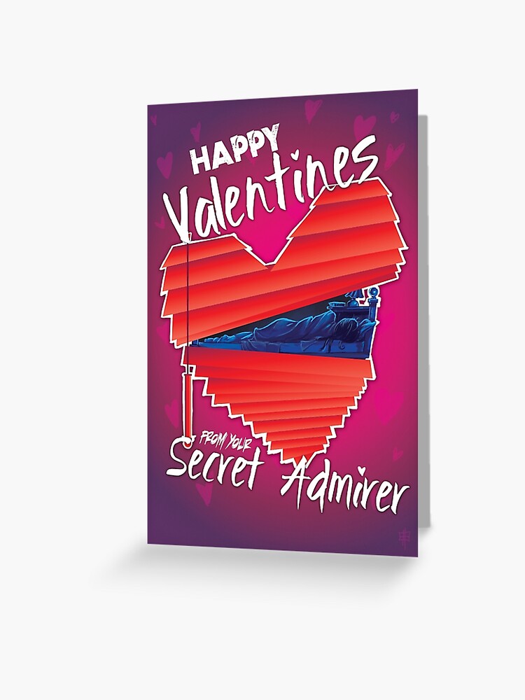 Valentines Day - Secret Admirer Greeting Card for Sale by TristanTait