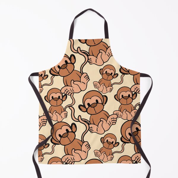 Item preview, Cute monkey pattern designed and sold by RoyalPeople.