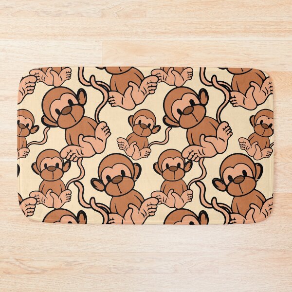 Item preview, Cute monkey pattern designed and sold by RoyalPeople.