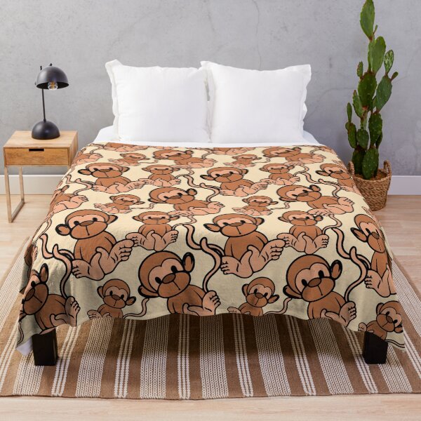 Item preview, Cute monkey pattern designed and sold by RoyalPeople.