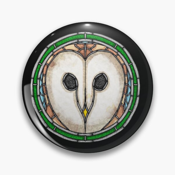 Item preview, stained glass barn owl designed and sold by ZenythCatt.