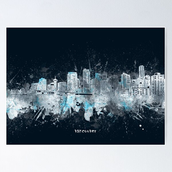 Item preview, vancouver skyline designed and sold by BekimART2.