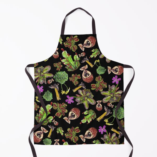 Item preview,  Carnivorous plants black background designed and sold by Caroline Bochud.