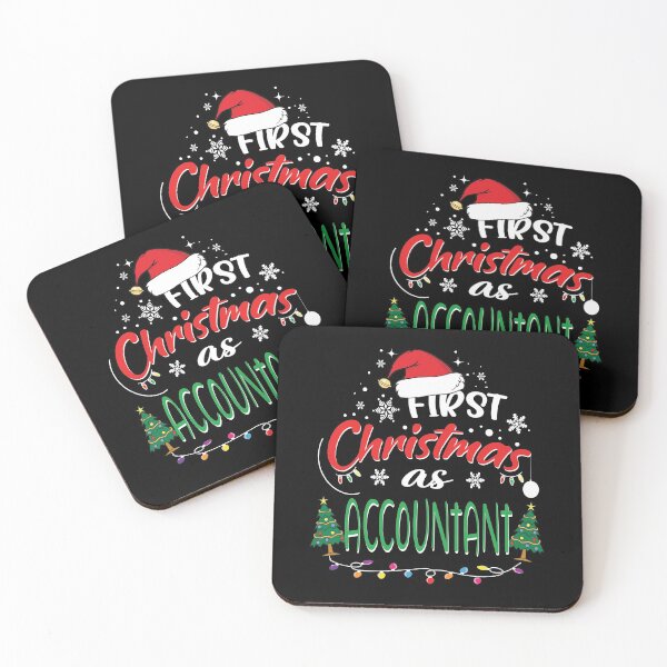 Item preview, First Christmas as Accountant Funny 1st Christmas Gifts Ideas for New Accountant Accountants designed and sold by clothesy7.