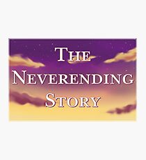 The Neverending Story Clouds Photographic Print