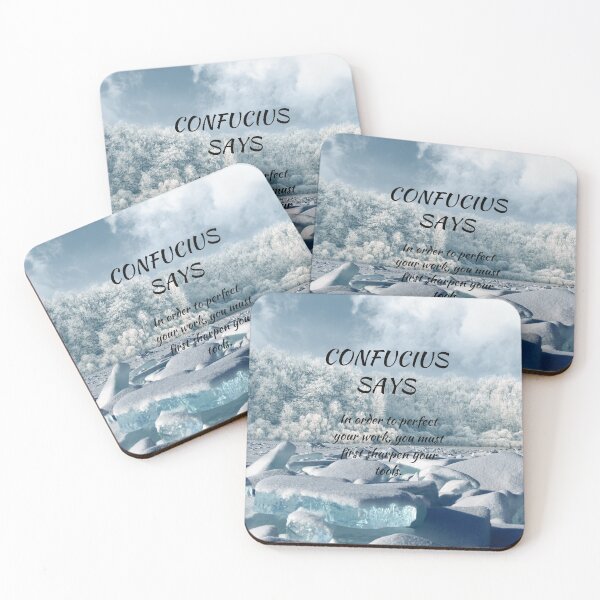Item preview, Confucius Says Perfect Your Work designed and sold by starshiporion.
