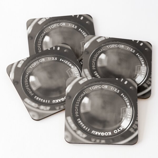 Item preview, Close up of Old Film camera lens in Sepia tone designed and sold by StephenPower.