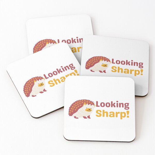 Item preview, Looking Sharp! - Hedghog Design - Animal Puns designed and sold by ShakePoD.