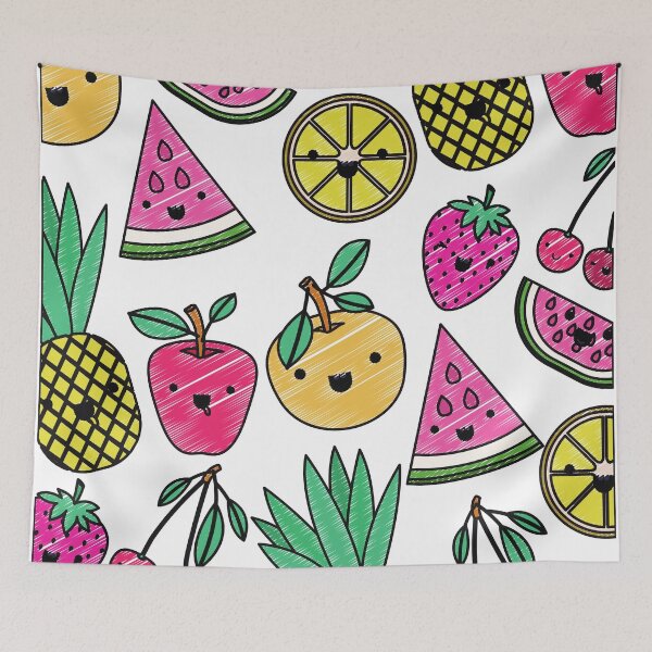 Item preview, Cute Colorful Fruits  designed and sold by cattiktoks1718.