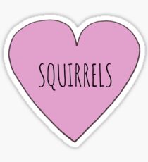 Squirrel Love Sticker