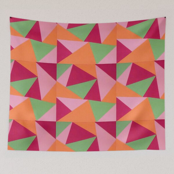 Item preview, Bright "Bermuda Triangles" designed and sold by Jilian Cramb.