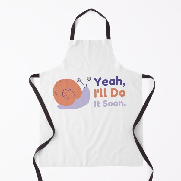 Item preview, Lazy Snail Design - Procrastinating Mollusc - Animal Puns designed and sold by ShakePoD.