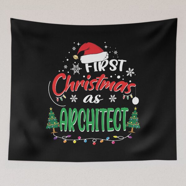 Item preview, First Christmas as Architect Funny 1st Christmas Gifts Ideas for New Architect Architects designed and sold by clothesy7.