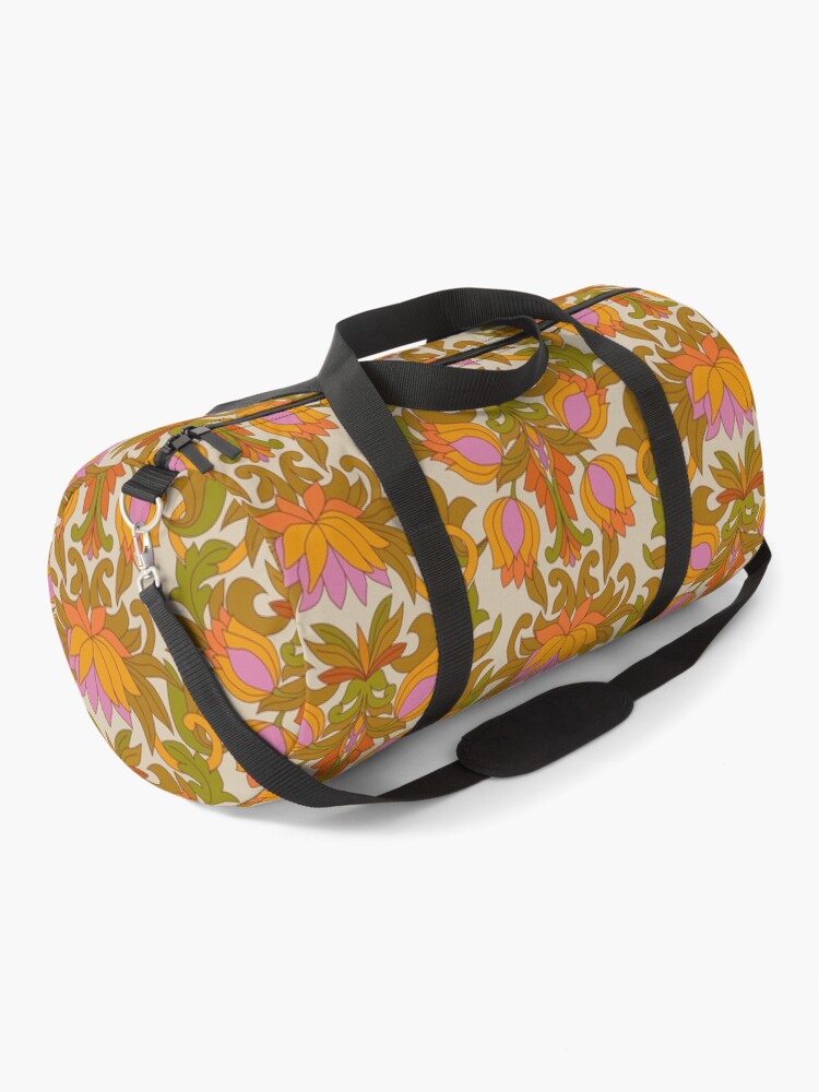 Patterned best sale duffle bag