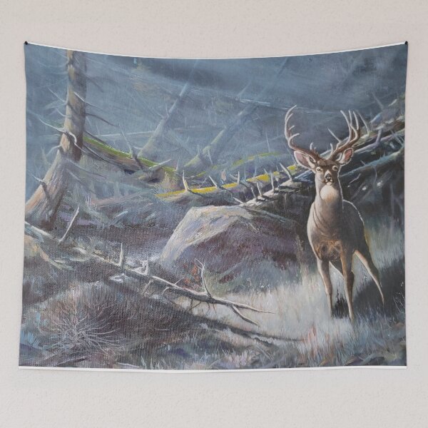 Item preview, Elk in the Woods designed and sold by RussMarwinArt.
