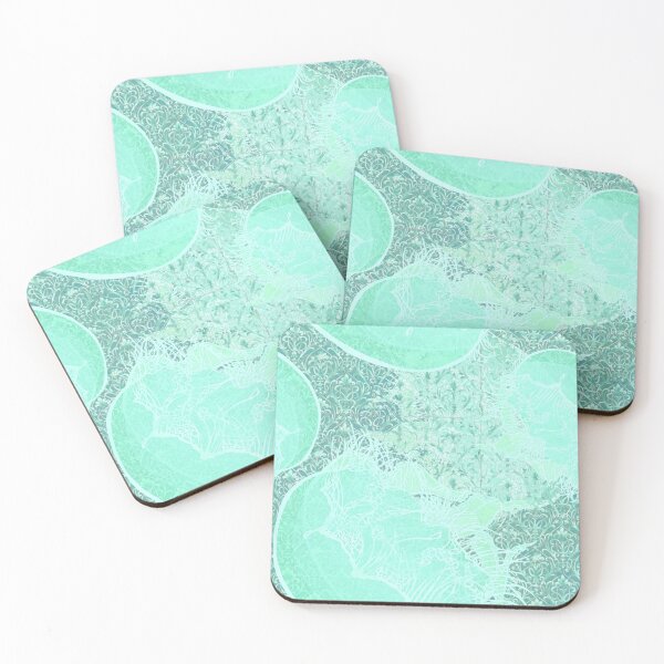 Item preview, French wallpaper with Moon Jellies designed and sold by glfd.