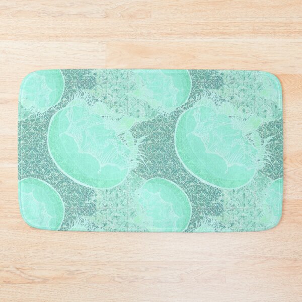 Item preview, French wallpaper with Moon Jellies designed and sold by glfd.