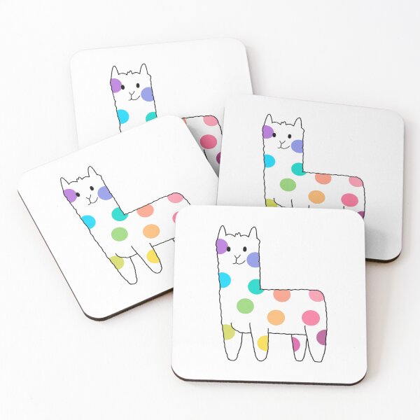 Item preview, Rainbow cute alpaca,llama designed and sold by Mixture-DESIGN.
