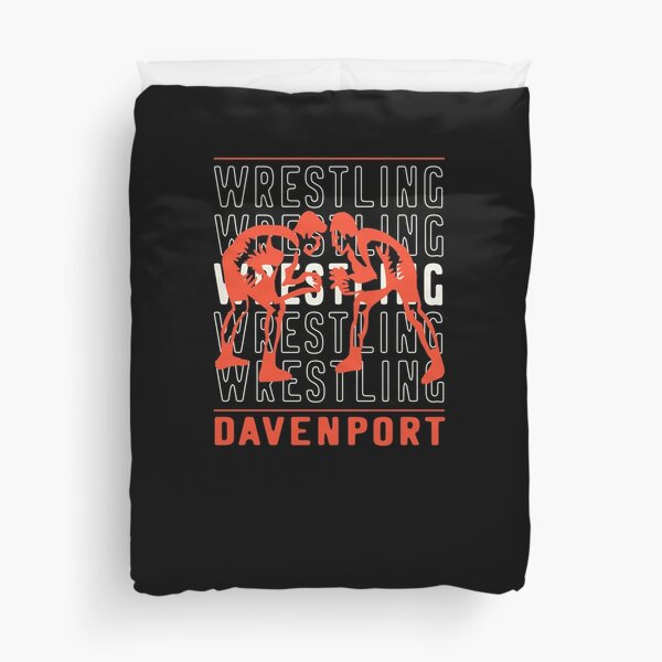 Wrestling Davenport Duvet Cover
