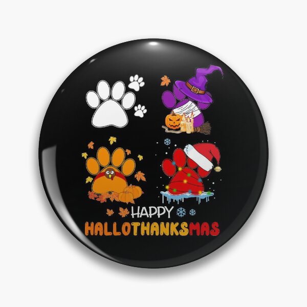 Item preview, Dog Paw Happy Hallothanksmas designed and sold by Bjar Hani.