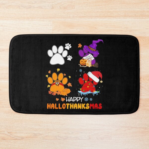 Item preview, Dog Paw Happy Hallothanksmas designed and sold by Bjar Hani.