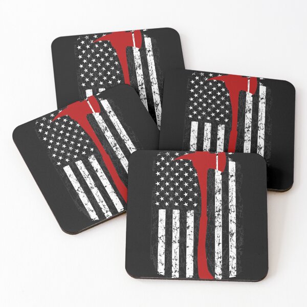 Item preview, Firefighter Flag designed and sold by Spoof-Tastic.