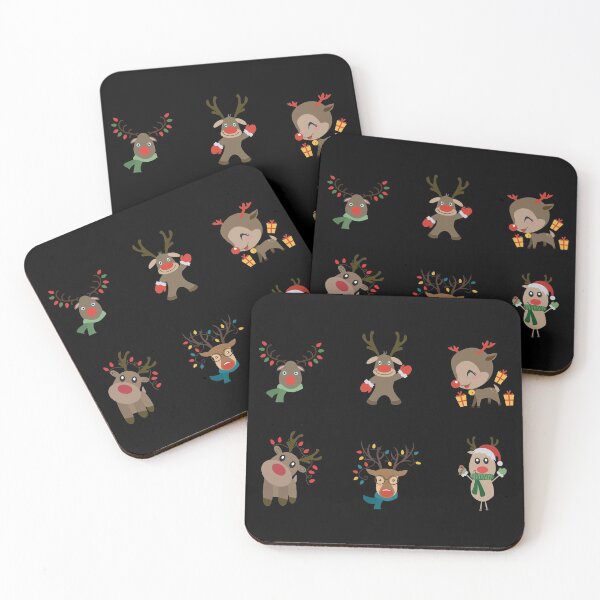 Item preview, Cute Christmas Deers Bundle designed and sold by designbychow.