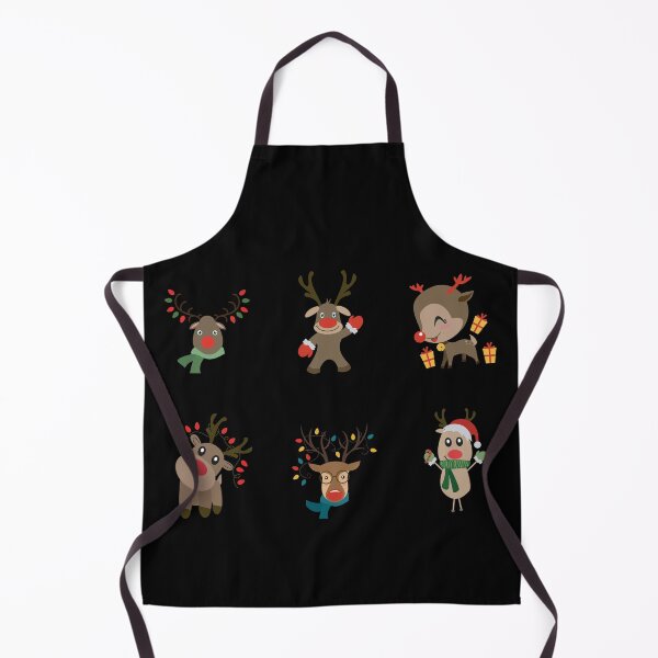 Item preview, Cute Christmas Deers Bundle designed and sold by designbychow.