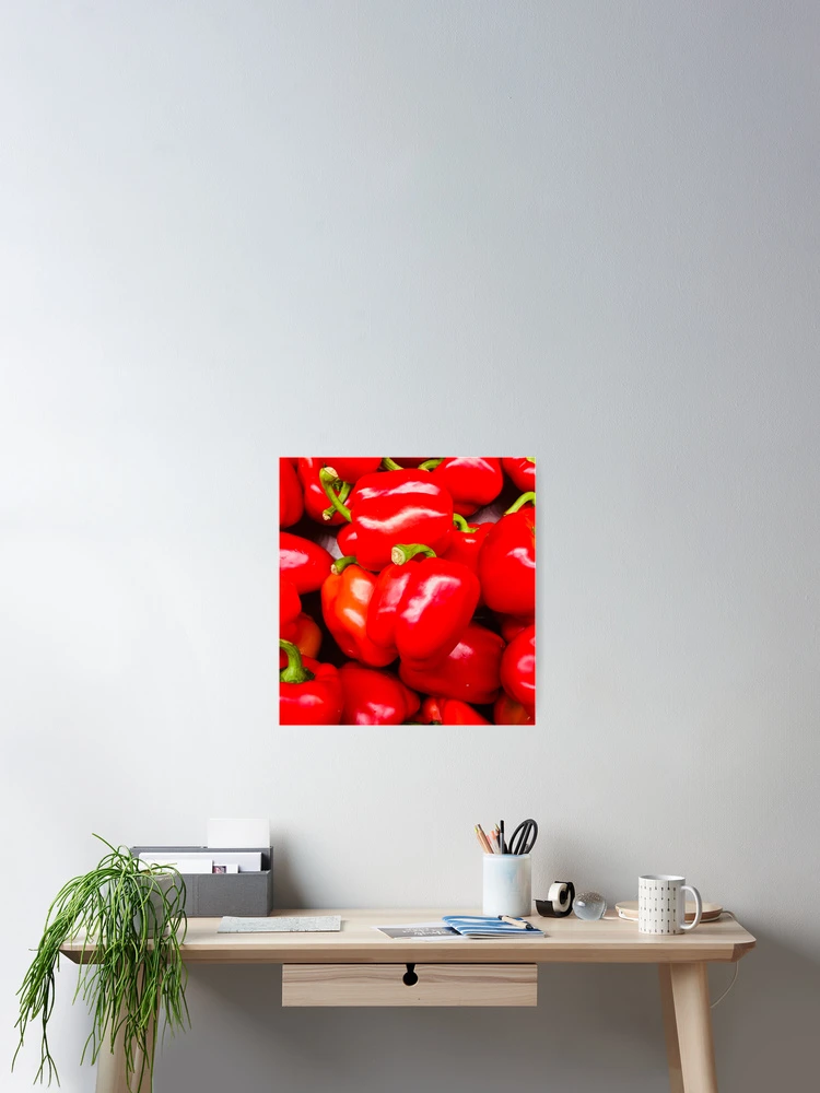 Thumbnail 2 of 3, Poster, Red Capsicum designed and sold by RheanaDesigns.