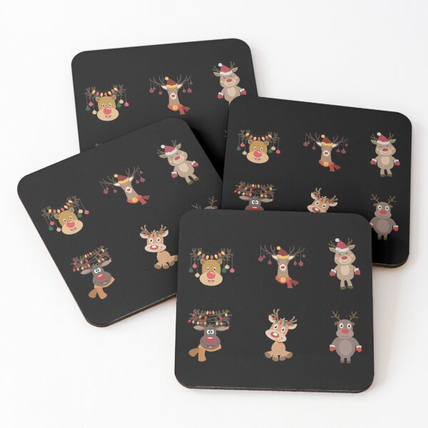 Item preview, Cute Christmas Deers Bundle designed and sold by designbychow.