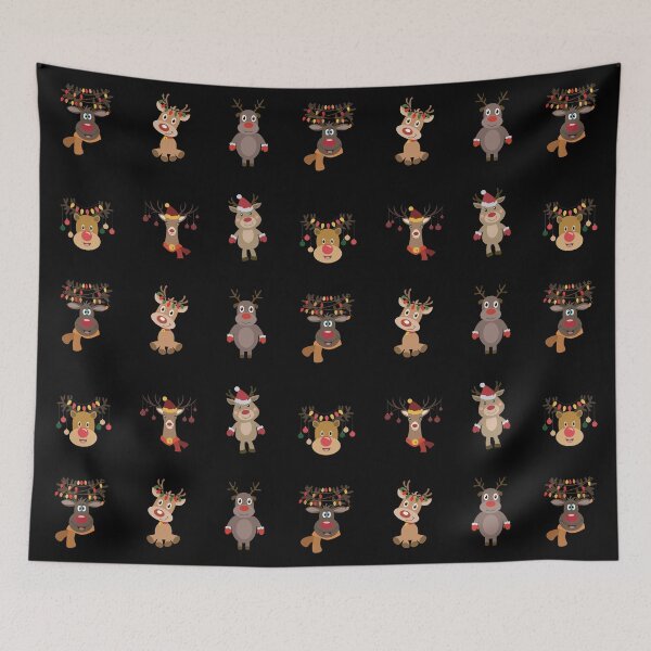 Item preview, Cute Christmas Deers Bundle designed and sold by designbychow.
