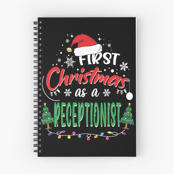 Item preview, First Christmas as a Receptionist Funny 1st Christmas Gifts Ideas for New Receptionist Receptionists designed and sold by clothesy7.