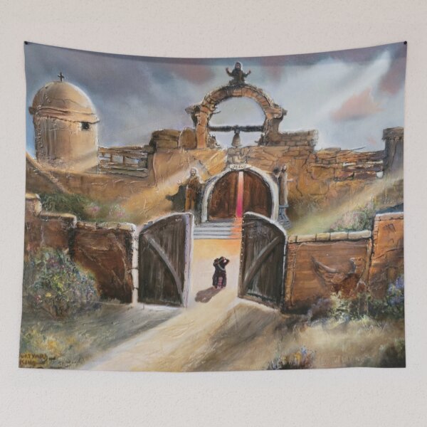 Item preview, Gated Mission designed and sold by RussMarwinArt.