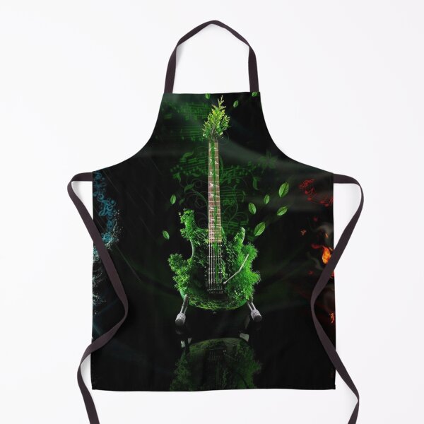 Item preview, 3 elements symbol of nature and guitar depiction designed and sold by 42youbest.