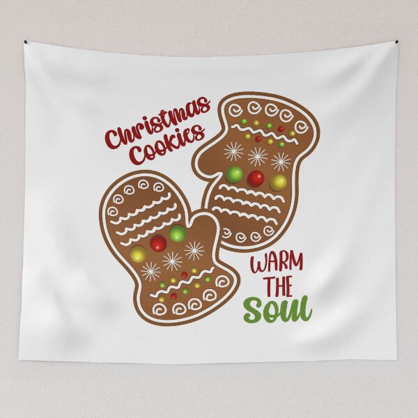 Item preview, Christmas Cookies Warm the Soul - White Background designed and sold by PawsitiveMum.