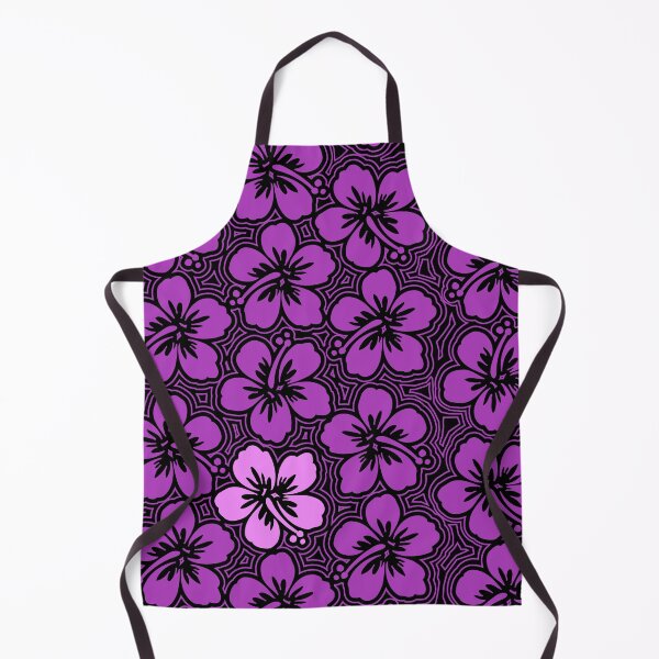 Item preview, Island Hibiscus Hawaiian Floral - Violet and Black designed and sold by DriveIndustries.