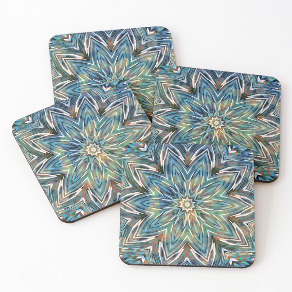 Item preview, Blue Kaleidoscope Floral Design  designed and sold by Lynn  Marie Sharp.