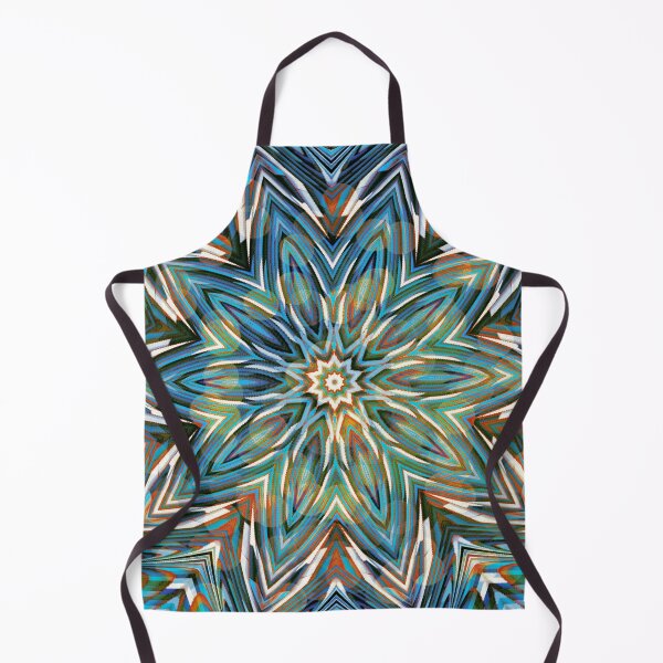 Item preview, Blue Kaleidoscope Floral Design designed and sold by Lynn Marie Sharp.