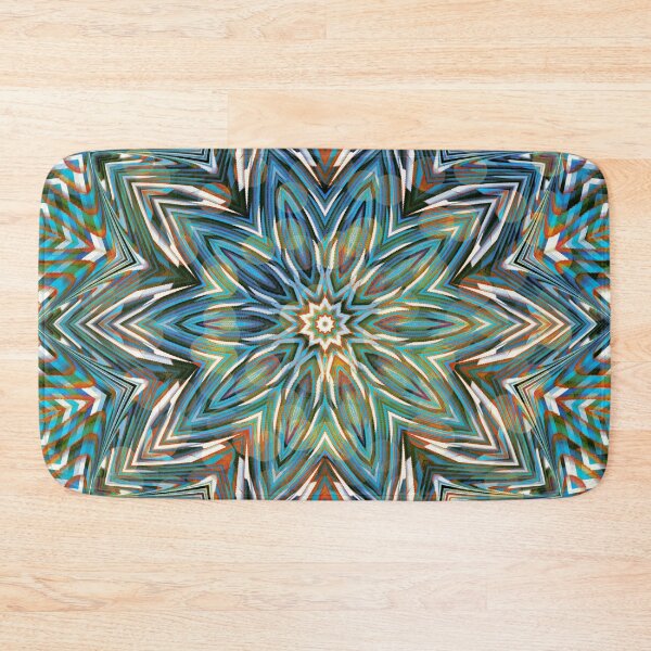 Item preview, Blue Kaleidoscope Floral Design  designed and sold by Lynn  Marie Sharp.