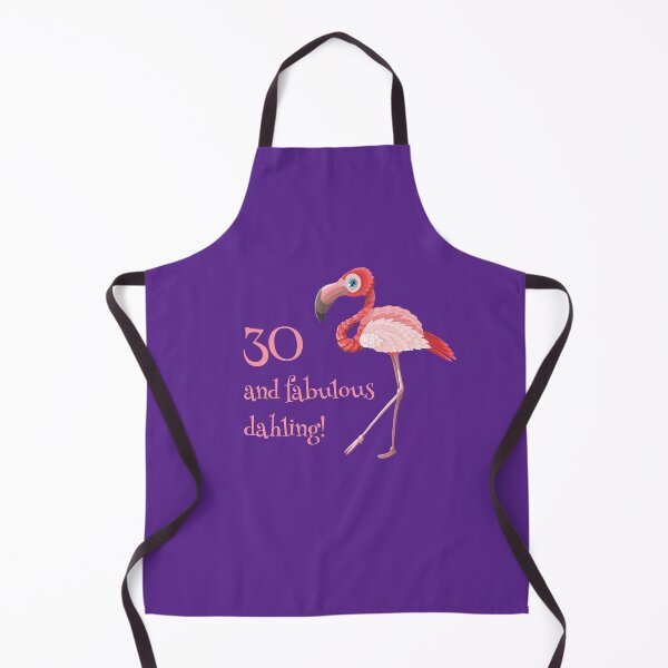 Item preview, 30 and fabulous dahling funny 30th birthday flamingo designed and sold by NaughtyGoose.
